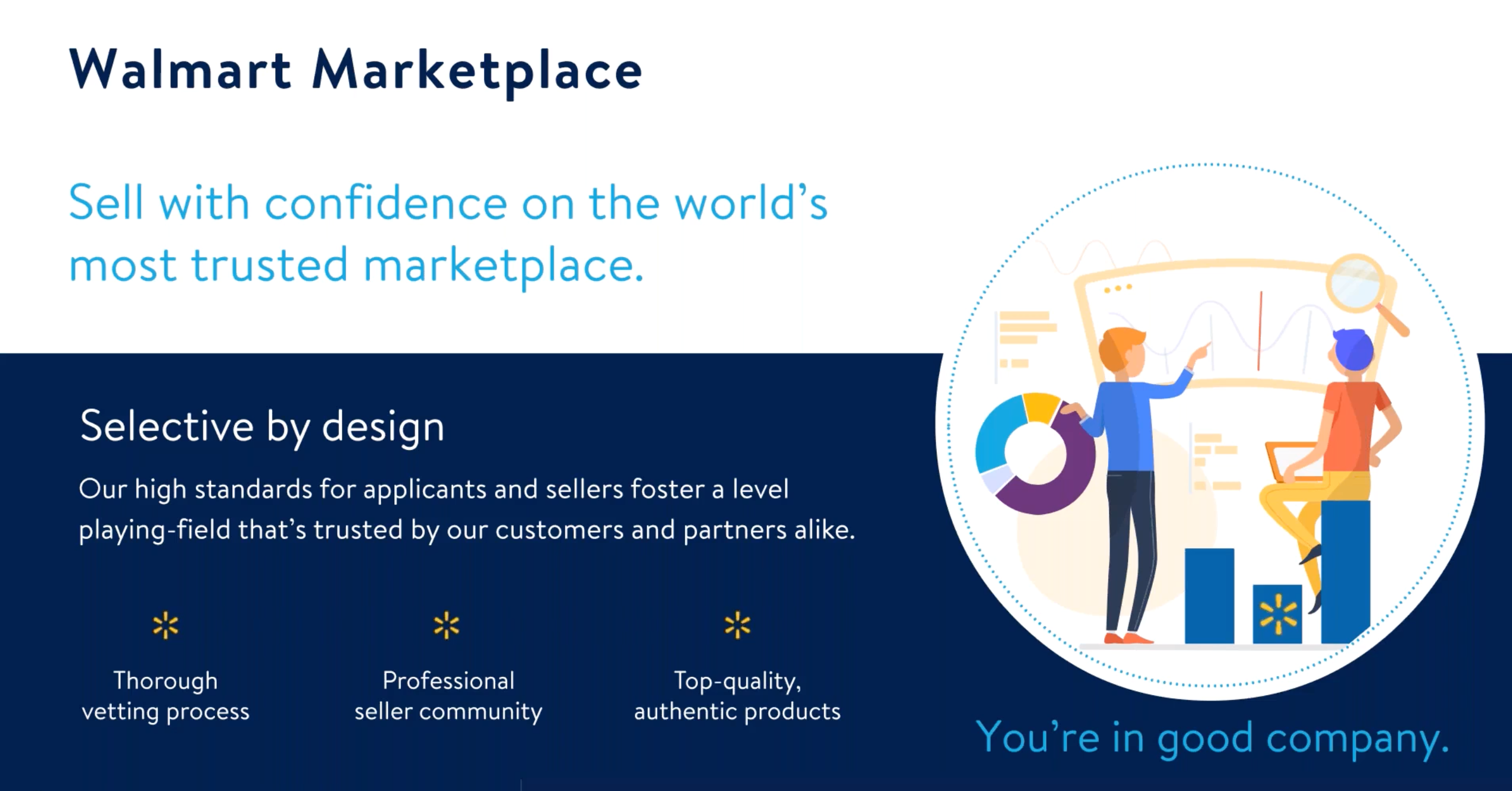 Walmart Marketplace is selective by design